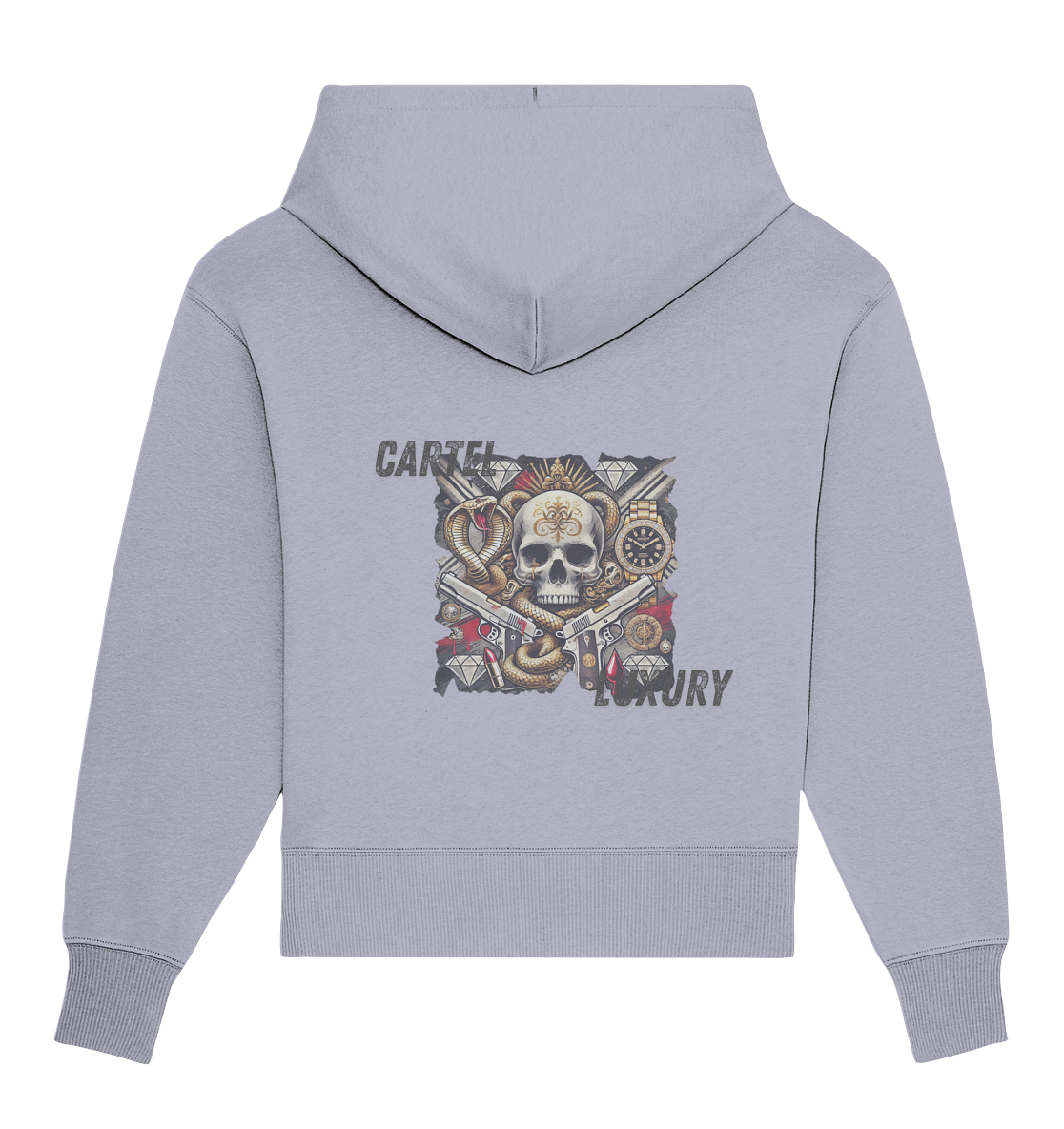 OVERSIZE HOODIE "CARTEL LUXURY" - Organic Oversize Hoodie