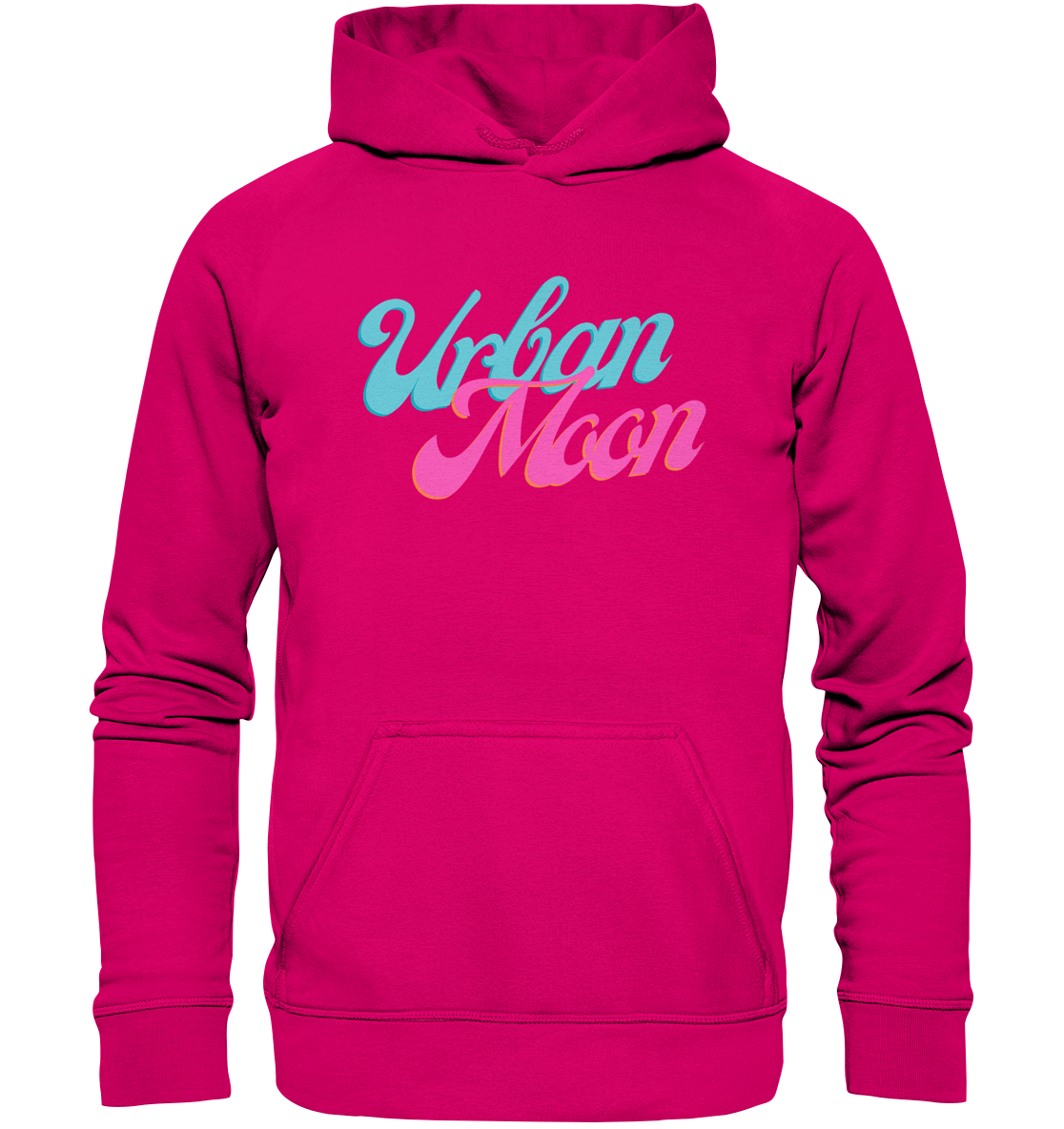 REGULAR FIT HOODIE "URBAN MOON RETRO"