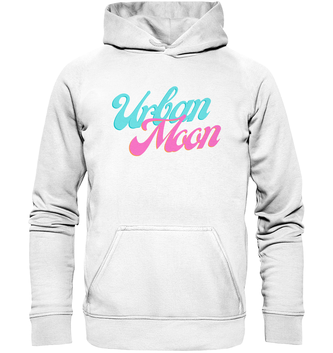 REGULAR FIT HOODIE "URBAN MOON RETRO"