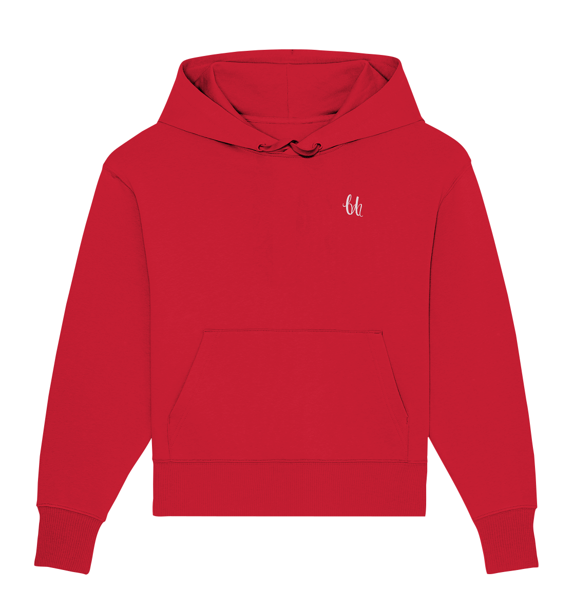 OVERSIZE HOODIE WITH "UM" TRADEMARK WHITE EMPROIDERED