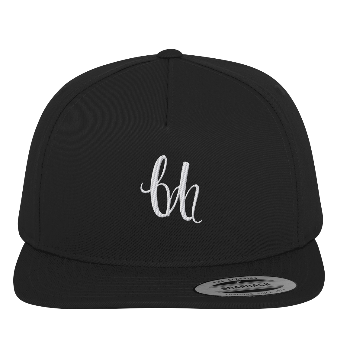 PREMIUM SNAPBACK WITH "UM" TRADEMARK WHITE EMPROIDERED